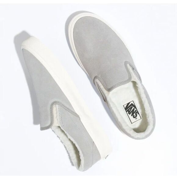 VANS Slip-on COZY HUG DRIZZLE/MARSHMALLOW men's sneakers VN0A7Q5D6J61 - Picture 6 of 6